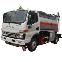 Factory Direct Price: 4x2 JAC Junling Tank Truck with 4.66cbm Capacity for Flammable Materials like Methanol and Ethanol