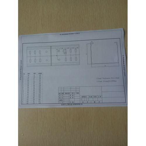 Linea di formatura del vassoio per cavi di tipo metallico ladder