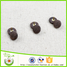 Laser custom logo coconut no hole button for sofa