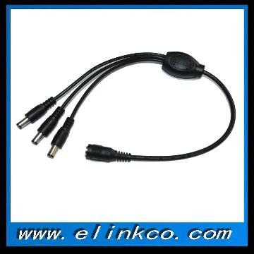 5.5*2.5mm 12v 1 to 3 dc power cable cord