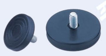 Rubber adjustable foot
