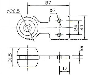 Roller for Curtain Side Trailer