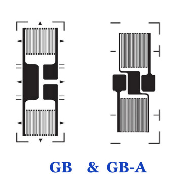 GB half bridge metal foil strain gauge sensor