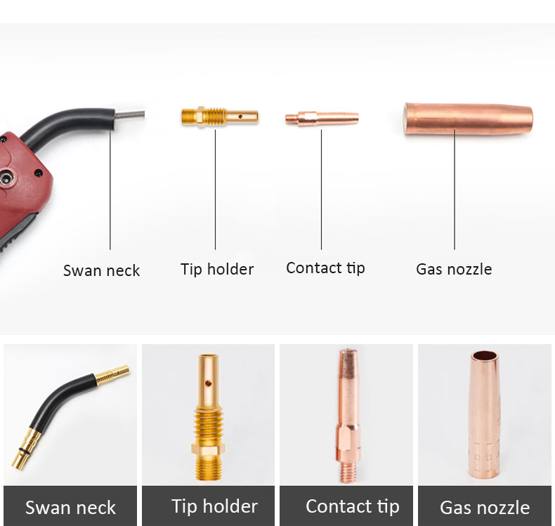 Neck 200a For Co2 Welding Spare Parts