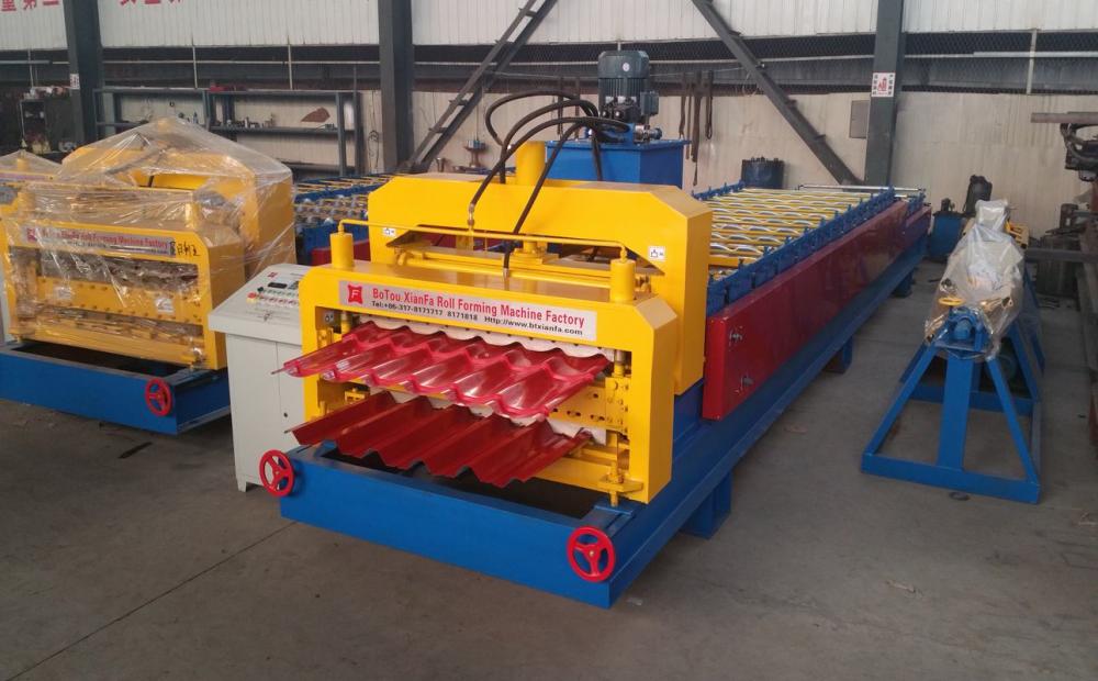 Roof Profile Double Panel Roll Forming Machine