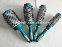 can print your logo ceramic bristle hair brush in ningbo , self cleaning hair brush wholesale china suppliers