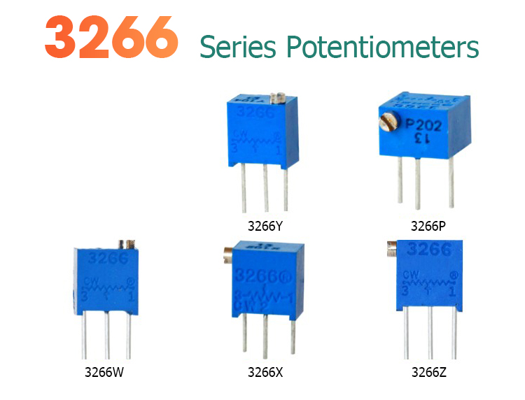 Lorida RM065 RM-065 100 200 500 1K 2K 5K 10K 20K 50K 100K 200K 500K 1M Ohm Trimpot Trimmer Potentiometer Variable Resistor