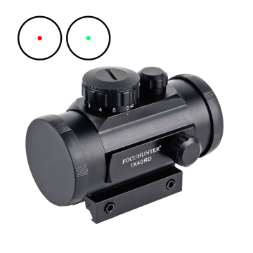 1X40 Red Green Dot Sight for 11mm/20mm Rail