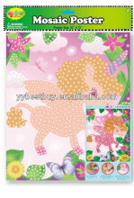 DIY toy sticky foam mosaic art craft kit