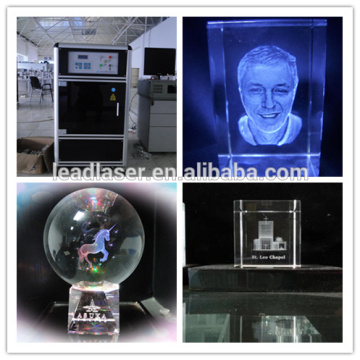 Topping crystal photo inside 3d laser engraving machine