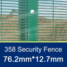 76.2x12.7mm 358 Durable Green Vinyl Fence Panels