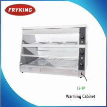 CE approved kfc food display cabinet warmer showcase