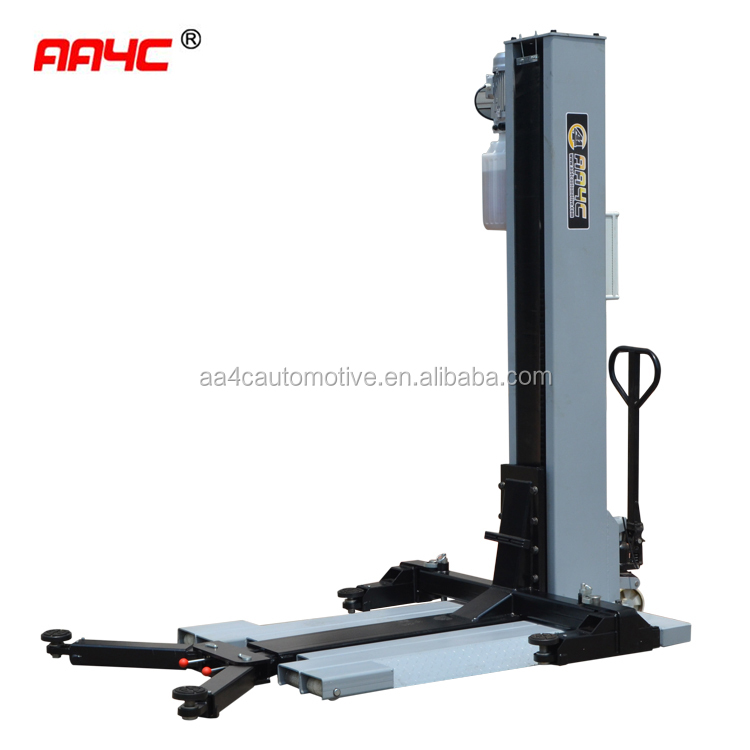 Electrical release one post lift 1 post lift 1.8M lifting height 2.5T capacity