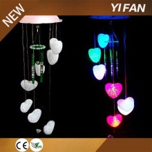 Heart shape wind chime for christmas