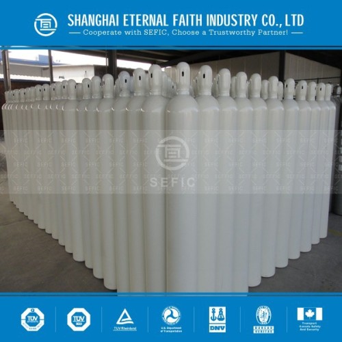 EN ISO9809 Standard TPED Certification Nitrogen Gas Cylinder Oxygen Cylinder 40L Mini Oxygen Cylinder