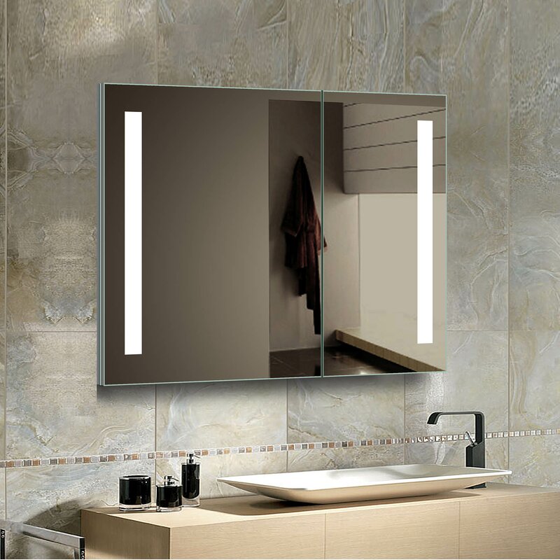 Aluminum bathroom cabinet