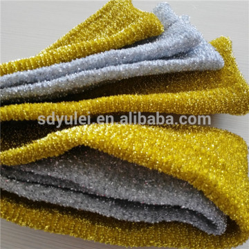 sponge scourer use lurex sponge fabric