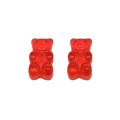 13mm Transparent Resin Gummy Bear Charm For Keychain Charm Hair Bow Center Slime Charms