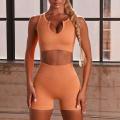 Women 2pcs Seamless Yoga Set