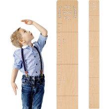 The Perfect 6.5 ft Height Measurement Chart With Stickers to Track Your Kids' Growth