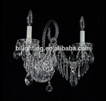 Beautiful Crystal hotel electronic wall lamp