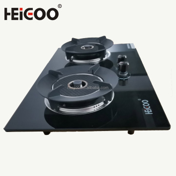 Tempered Glass Gas Range with Windproof Burner
