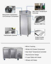 Refrigeration Equipment Upright Chiller Single Door