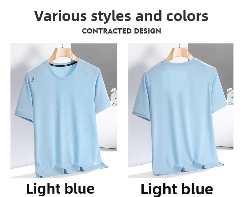Дышащая короткая футболка из сетки большого размера Large Size Mesh Breathable Short T-shirt