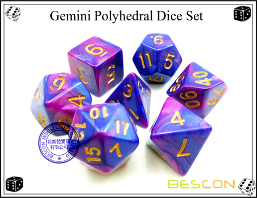 Zwillings-RPG Würfel Set-8 Gemini RPG Dice Set-8