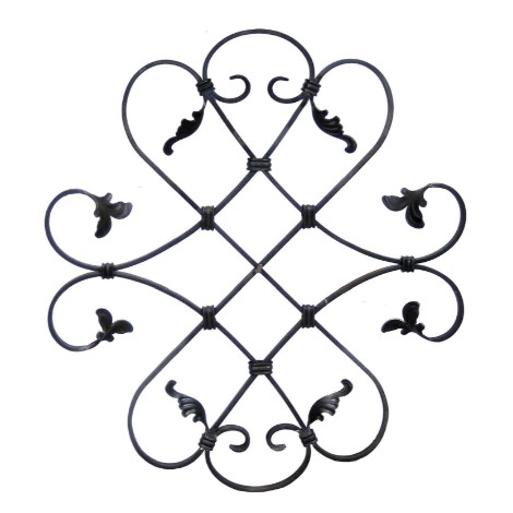 Wrought Iron Decorative Ornament Decorative Fence Panel For Wrought iron Gate railing Or fence decoration Ornament