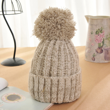 Winter women beanie Warm knitted skully hat