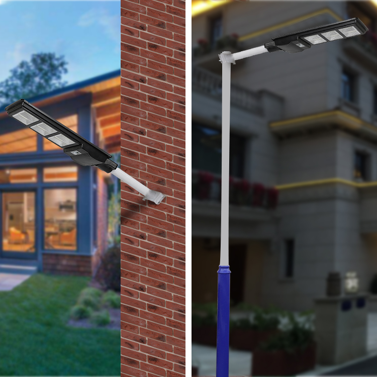 High quality low price solar wall street light all in one 200w solar light led luz