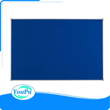 customzied blue felt fabric bulletin notice board