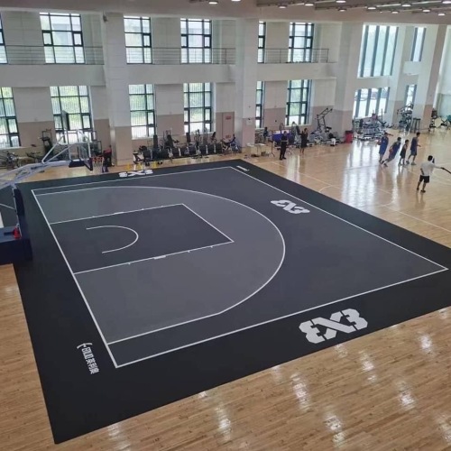 FIBA 3x3バスケットボールコート用のモジュラースポーツタイル