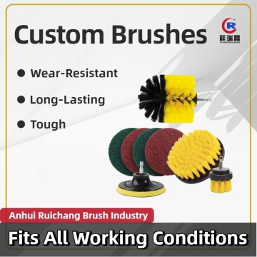 High-Power Drill Cleaning Brushes for Multi-Scene