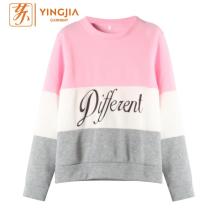 Spring Women's Letter Printed Velvet Pullovers Sweatshirts