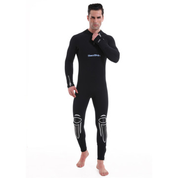 Denizci 4mm Kireçtaşı Neopren Geri Fermuar Dalış Wetsuits