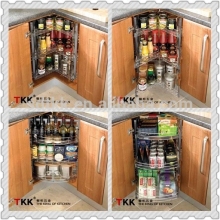 TKK 270 degree kitchen cabinet revolving magic corner