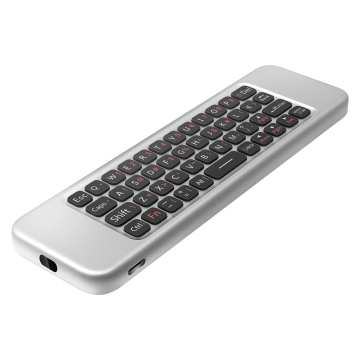 W3 Voice Air Mouse Wireless Controller with Mini Keyboard
