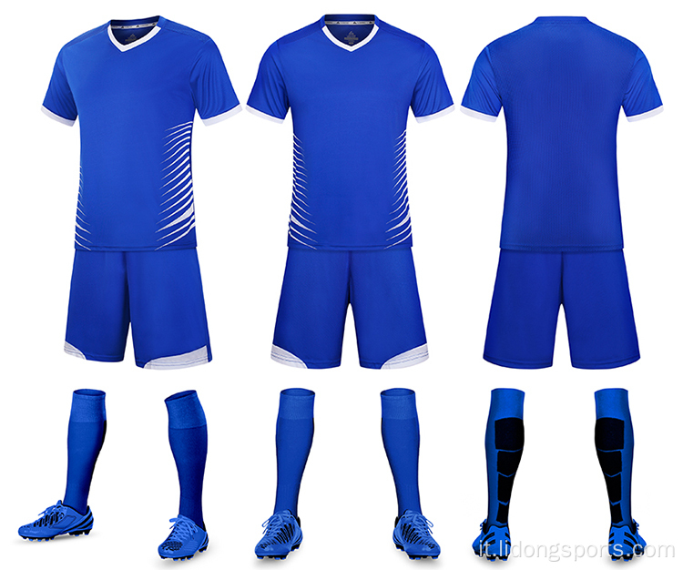 Abbigliamento da allenamento da calcio personalizzato nella maglia calcistica per squadra