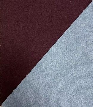 Woven wool polyester viscose suit fabric