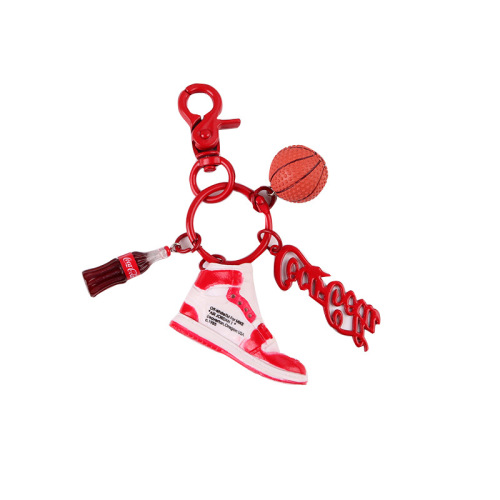 pvc figural keychain Creative Sports Style Keychain Supplier