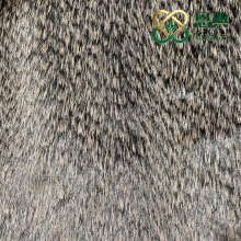 Yellow & Black Faux Fur Fabric