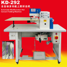 Kangda KD-292 folding machine, special for folding rounded corners of notebooks, bags, wallets, computers, automatic gluing and