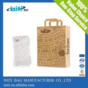 Paper bag/ High quality cheap plain cheap brown paper bags with handles