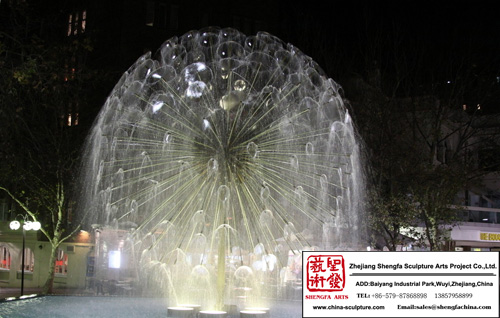 Bóng nước Fountain điêu khắc