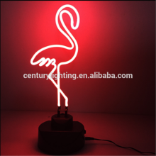 Flamingo Neon Table Light with CE/UL certified adapters