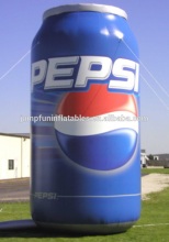 inflatable pop-top can size and logo customized advertising inflatable bottle