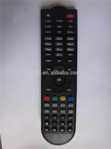 TV remote control for satellite receiver