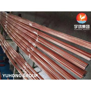 ASTM B111 C12200 Copper Seamless Tube For Condenser